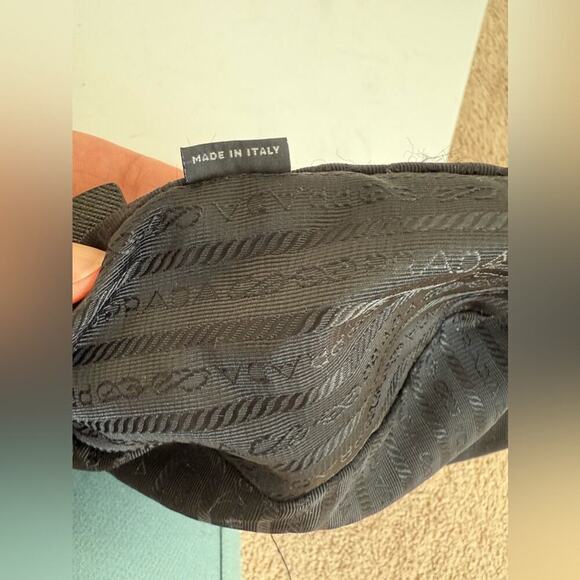 Prada Vela Sport Nylon Crossbody Shoulder Bag Black - Picture 8 of 8